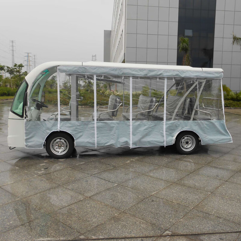 适用于定制磁吸加厚挡风帘遮雨帘观光车透明雨帘防雨帘保暖罩防风罩车
