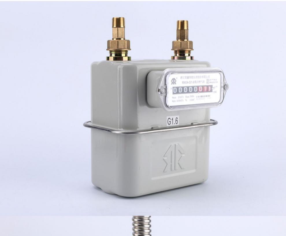 膜式燃气表g16g25家用商用天然气表机械免插卡煤气表可定制含接头g25