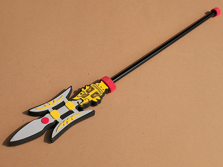 茂福 武术道具儿童玩具大刀三国男孩关公刀吕布的 三国5(金枪刀枪戟斧