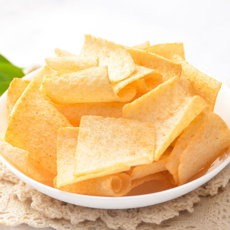 刺猬阿甘山药脆片216克1包麻辣香葱番茄多口味组合薄片薯片麻辣休闲食