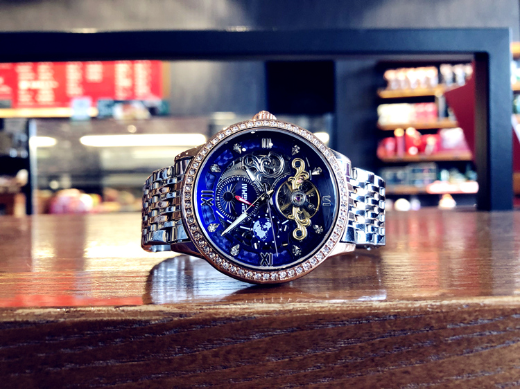 2022新款镂空全自动机械表陀飞轮手表男士防水夜光腕表