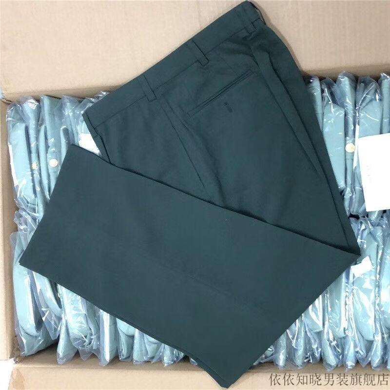 依依知晓 陆军夏常裤子男女式松枝绿夏裤空蓝色长裤橄榄绿陆夏空夏