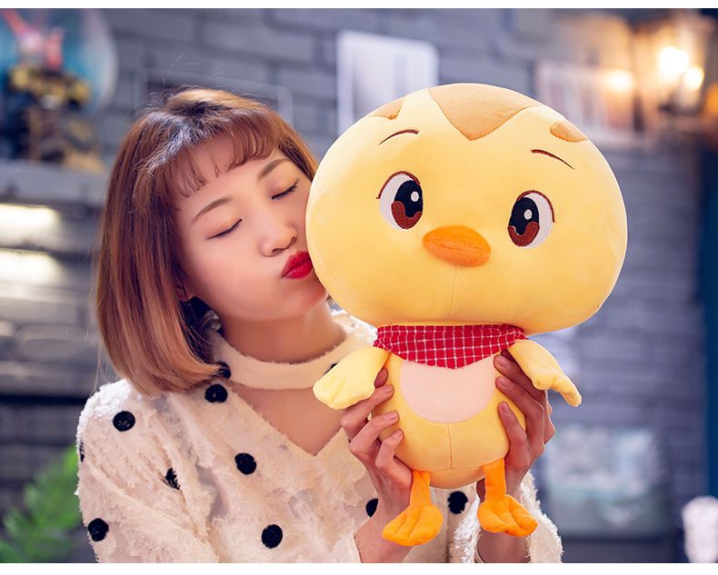 2022年新款萌鸡小队毛绒萌鸡小队毛绒玩具大号小鸡公仔抱枕朵朵麦琪