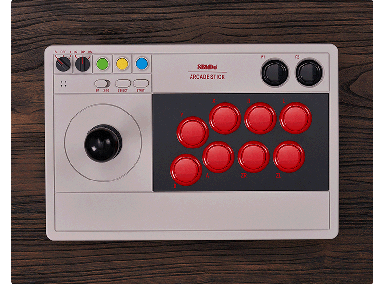 八位堂v3街机摇杆8bitdo街机摇杆v3三和版标准版 多模连接led实时布局