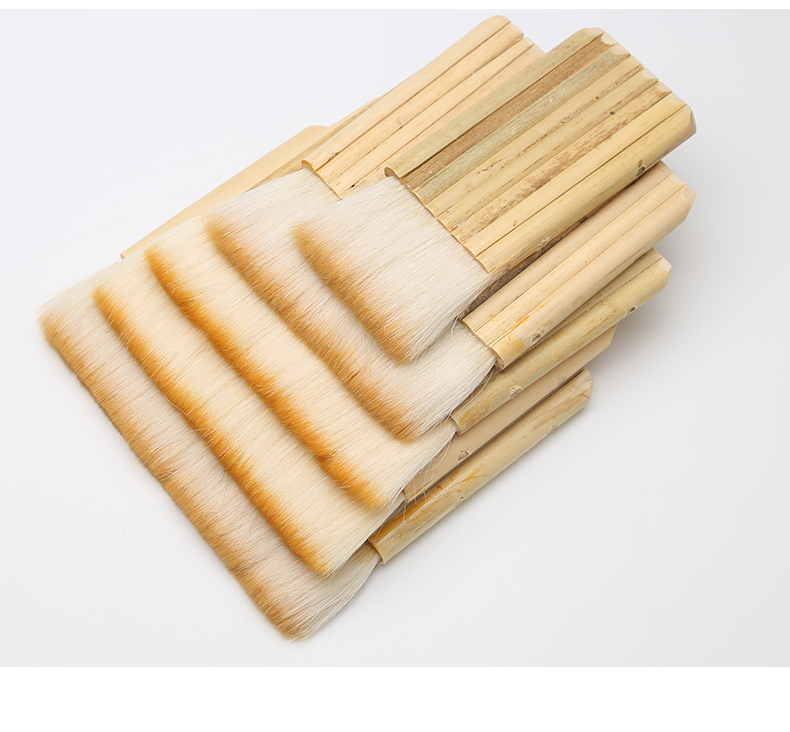 羊毛排笔刷子加厚羊毛管刷底纹刷书画装裱材料排笔刷浆糊刷管排刷羊毛