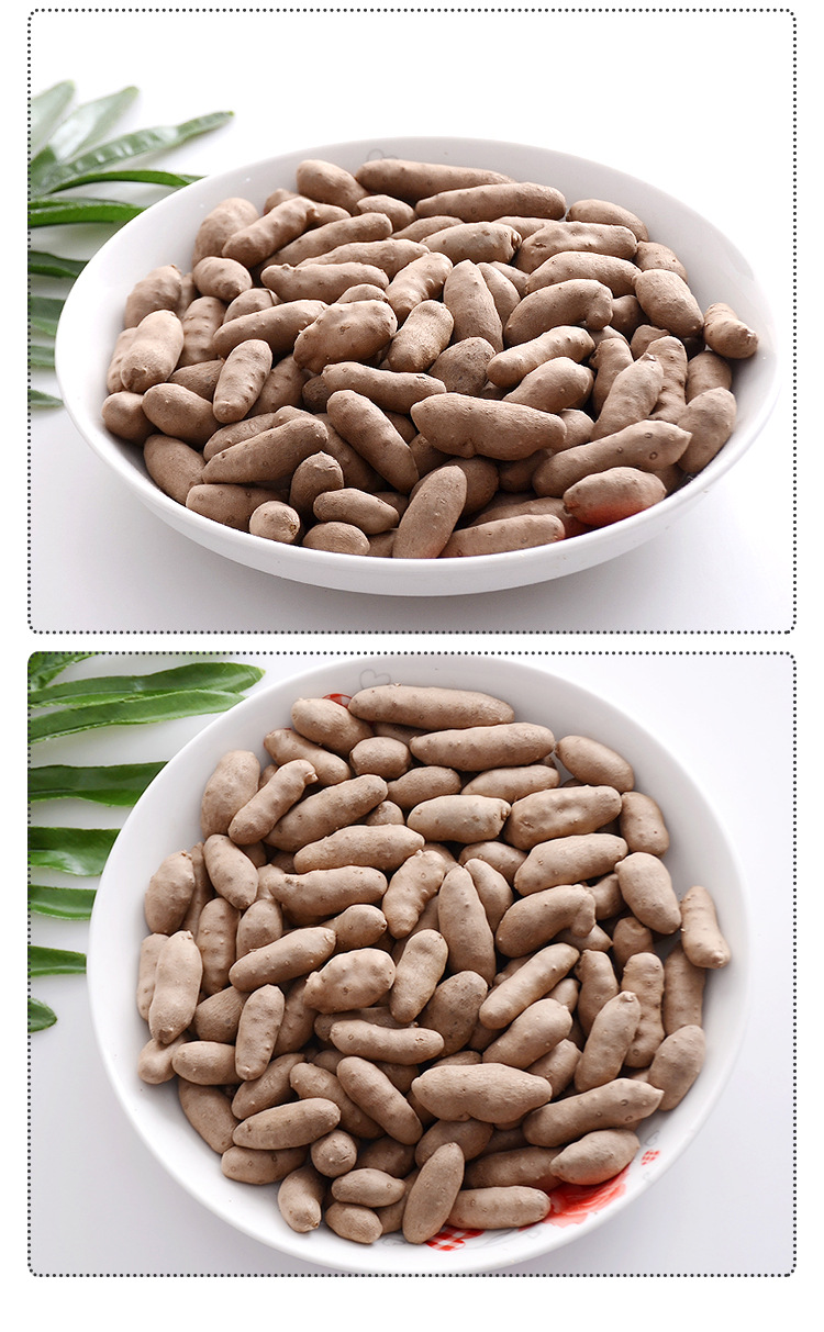 特大糖葫芦专用垆土铁棍山药豆山药仔山药蛋小白嘴麻山药豆 5斤【图片