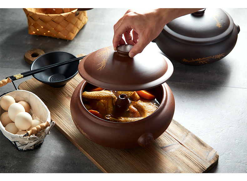 汽锅鸡锅气锅砂锅云南汽锅锅家用餐饮陶瓷汽锅家用汤锅砂锅适合46人