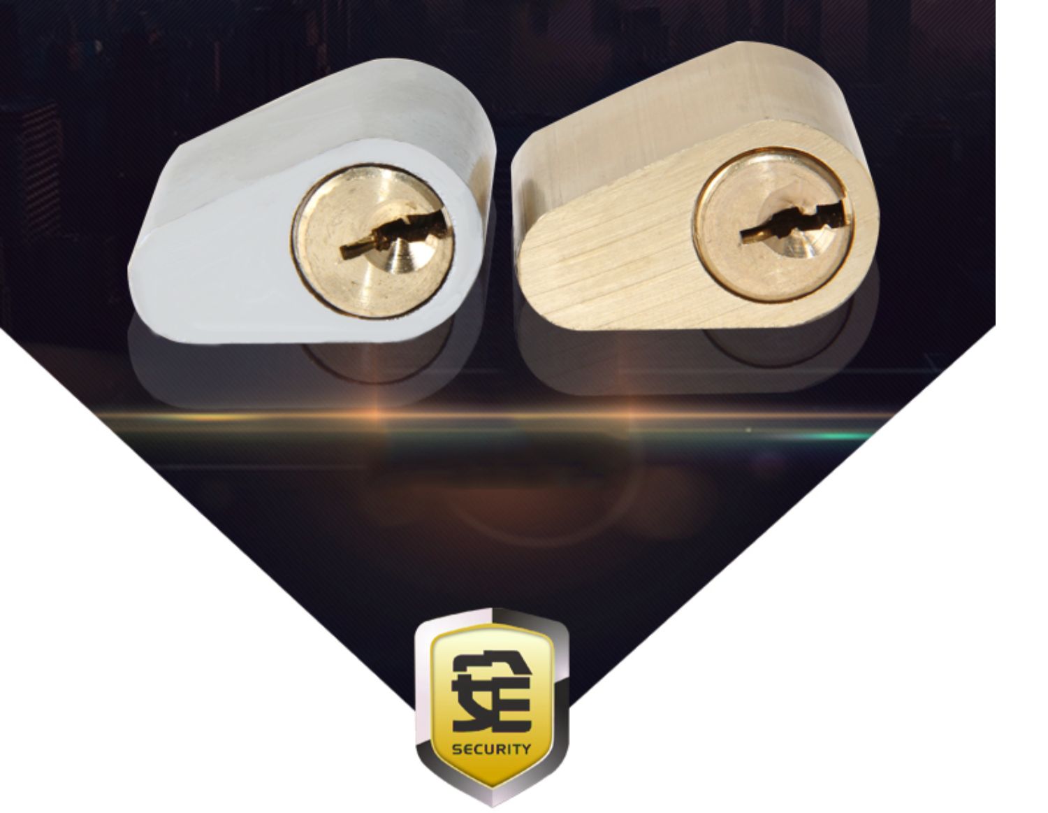 消防门锁芯防火门管道井锁短锁心安全门通道锁芯逃生门铜铝锁芯铜芯通