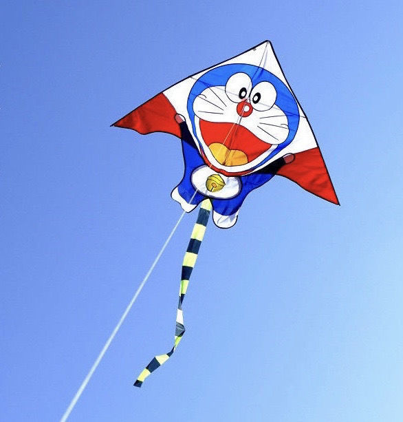 机器猫风筝412岁儿童哆啦a梦新款卡通叮当猫蓝胖子微风易飞男女孩200