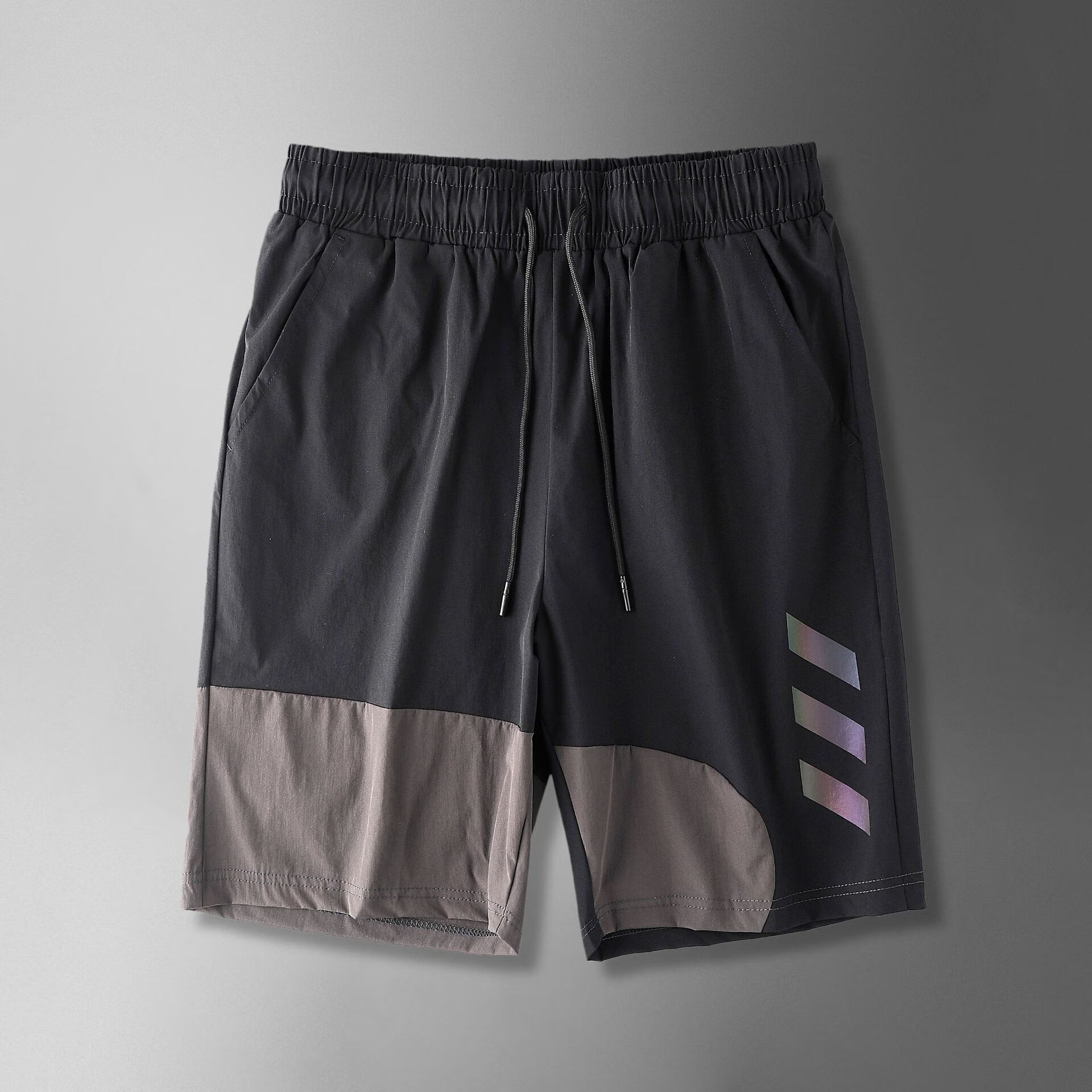 男士运动短裤男户外夏季宽松坠感运动库裤男梭织锦纶健身耐磨短裤