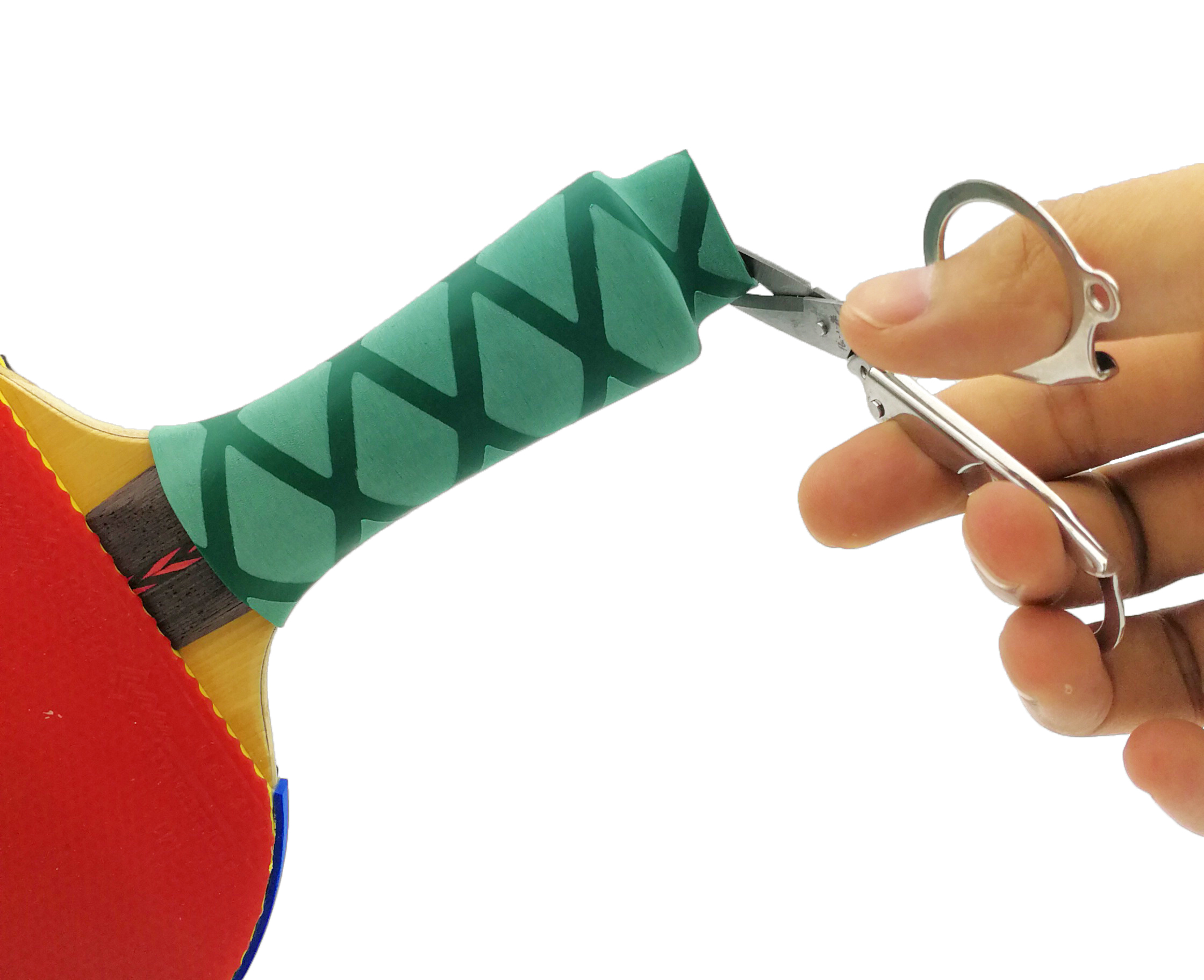 乒乓球拍底板护柄热缩手柄皮吸汗带手胶防滑止滑保护球拍配件保养红色