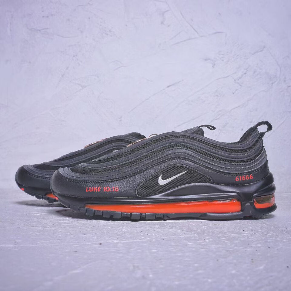 97耶稣圣水973m反光 撒旦 上海万花筒气垫运动鞋男鞋女鞋 max 97 撒旦