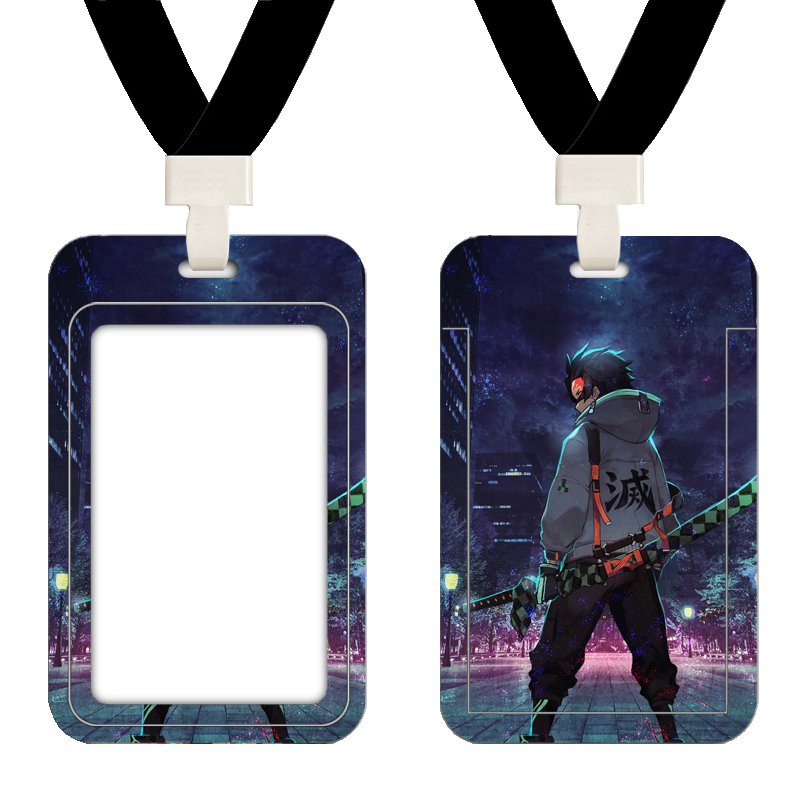 饭卡贴动漫鬼灭之刃鬼灭之刃灶门炭治郎富冈义勇水柱学生饭卡校牌证件
