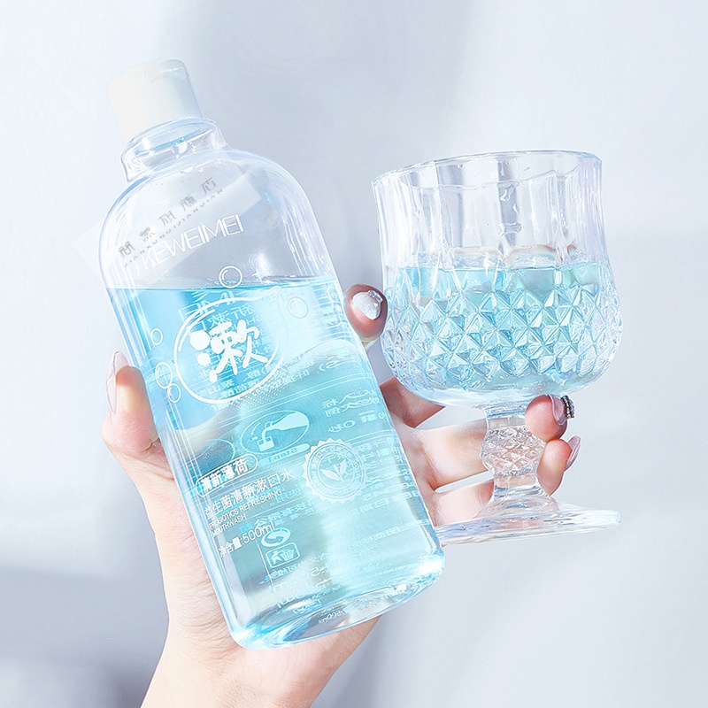 可维美500g益生菌清凉薄荷胠口气清洁牙垢口腔护理蜜桃香味漱口水蜜桃