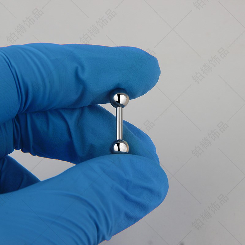 liyan阴环男 冠状沟环钛钢性阴钉直杆系带钉系带环大球乳环乳钉pa环性