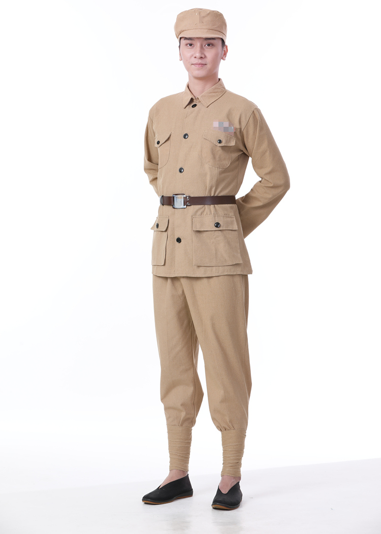 二战模型影视道具收藏志愿军抗美援朝49式军装成人红军演出服儿童八路