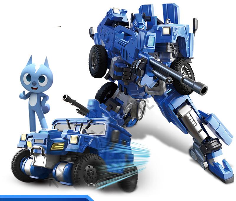 精灵战车玩具迷你x儿童特工队玩具x变形机器人金刚弗特赛米男孩机甲