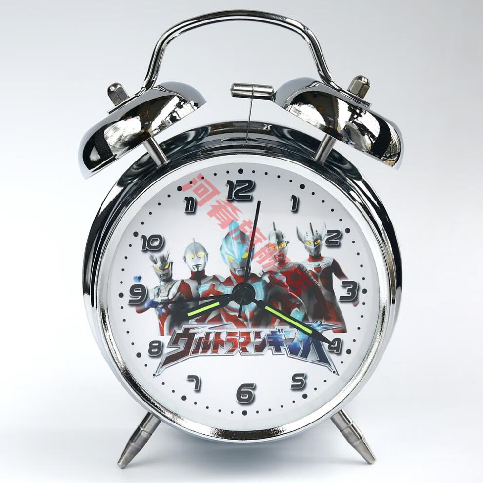 雷士照明品质同款奥特曼闹钟 奥特曼戴拿捷德迪加欧布金属打铃卡通