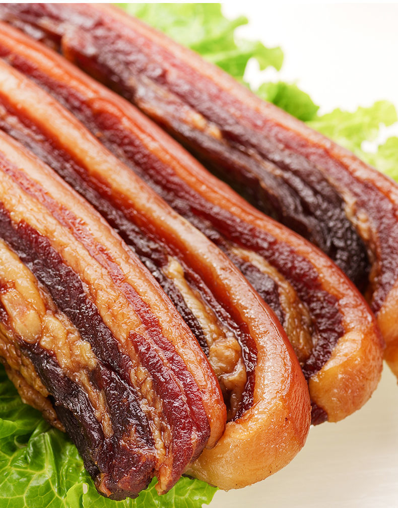 广东腊肉五花肉咸肉土猪肉广味农家酱肉正宗广式腊味特产 五花腊肉