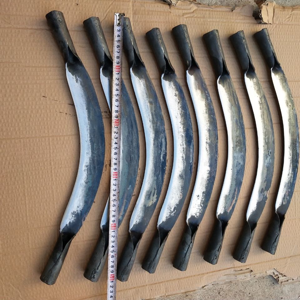 剥树皮削树皮弯形锻打锰钢刨皮刀削树皮去树皮- 锰钢树皮刮刀1把