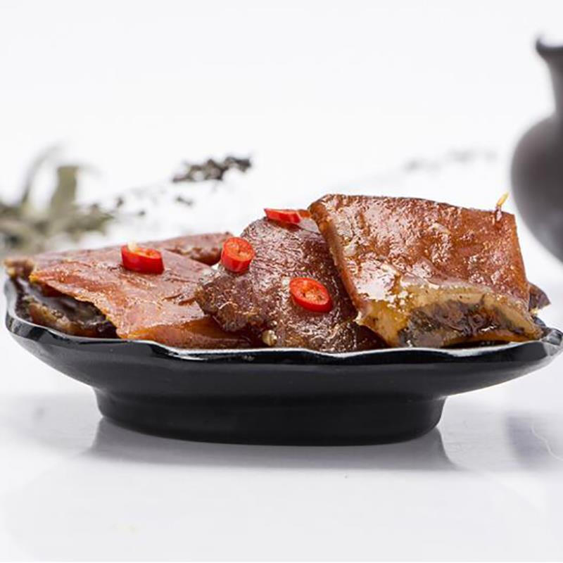 安康旬阳腊肉干陕南安康特产八仙农家手撕腊肉干食小吃土猪烟熏腊肉