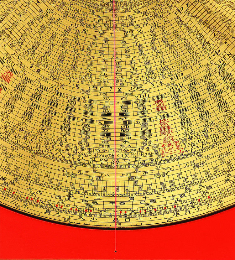 集福堂12寸42层18寸67层一尺八纯铜综合专业风水大罗盘高精度万兴堂12