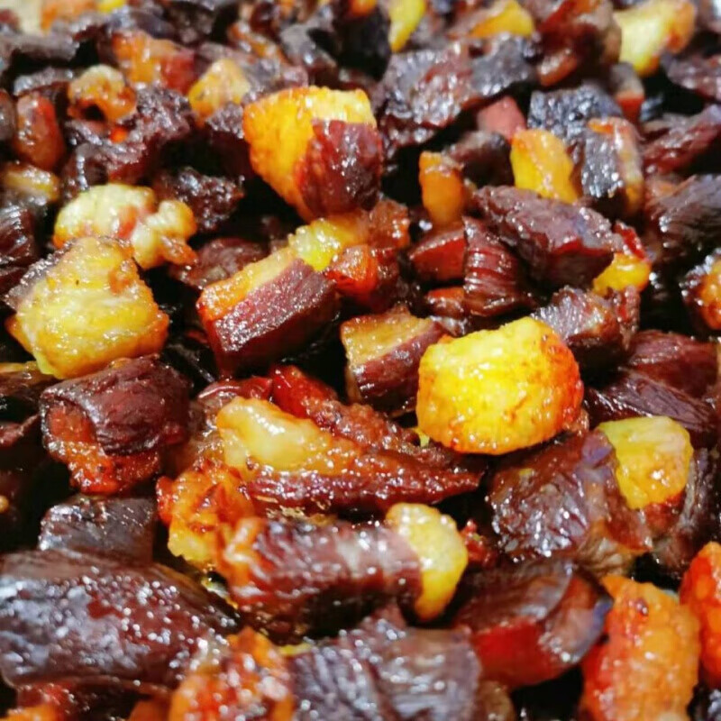 零食内蒙古呼伦贝尔大草原风干手撕牛肉干肥瘦半肥香嫩爽口 孜然500g