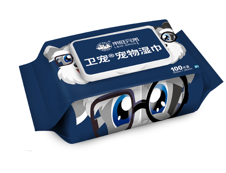 湿巾3包300片来旺兄弟狗狗湿巾泰迪宠物湿巾纸猫清洁用品