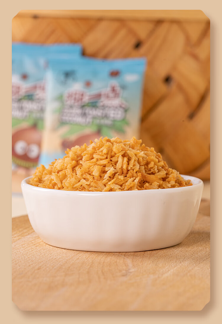 浓香酥脆烤椰粒 黄金烤椰子碎面包烘焙原料 甜品奶茶西点配料 整箱