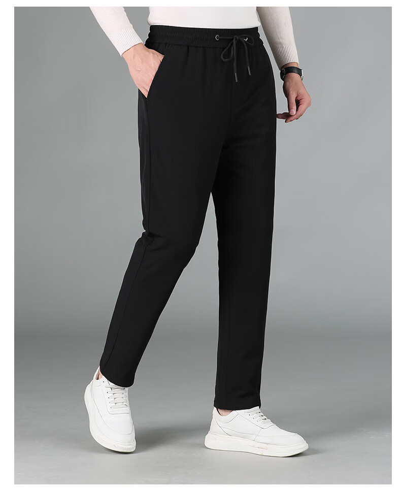 YAYA 90% Goose down Pants, Winter Thermal Leggings for Men And Women, Couples Matching Style, Warm Thick Fleece-Lined Pants, Tapered Men's Trousers 29