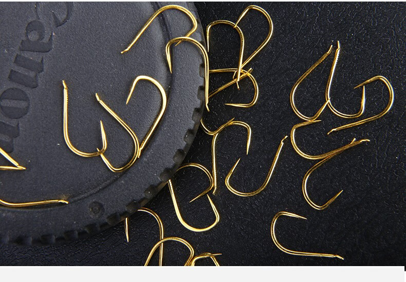 金袖鱼钩钓鱼钩袖钩散装渔具白条鲫鱼钩有倒刺3号50枚装