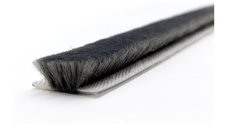 纱窗封边条背胶自粘型毛条门窗密封条铝钢塑纱窗防灰尘移门衣柜窗户