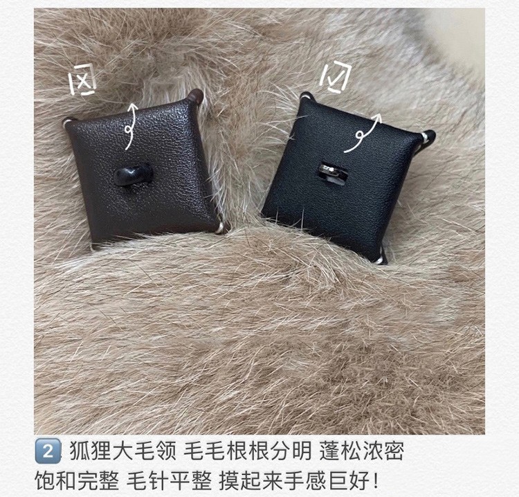 105786-拉夏贝尔羽绒服女中长款女装2021年冬季新款冬装连帽面包服女休闲宽松保暖羽绒服女 红色 S【推荐90-120斤】-详情图