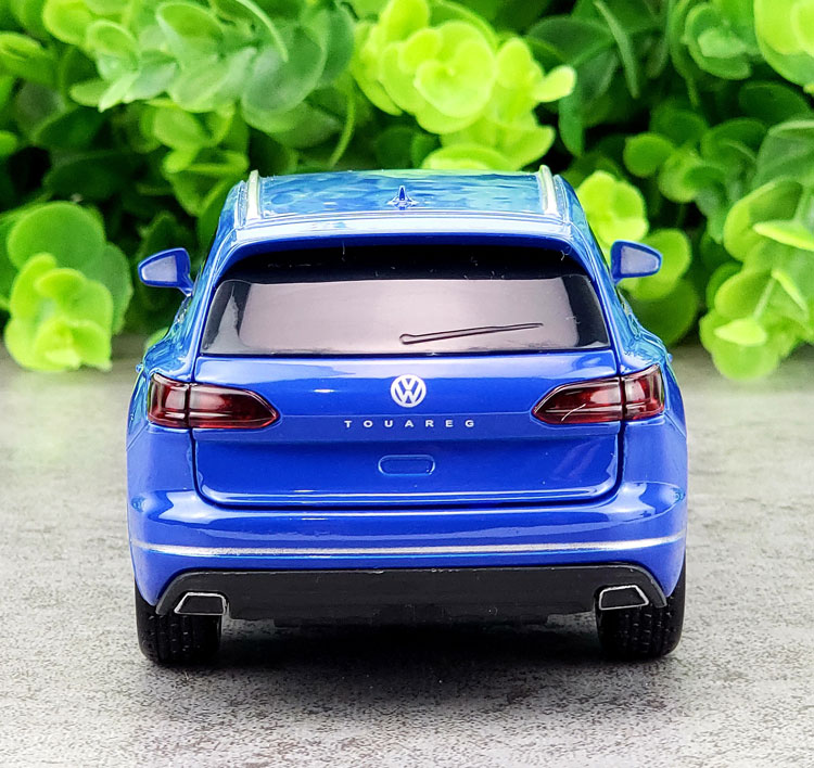 132大众途观l合金汽车模型仿真金属车模摆件回力玩具车橙色途观l