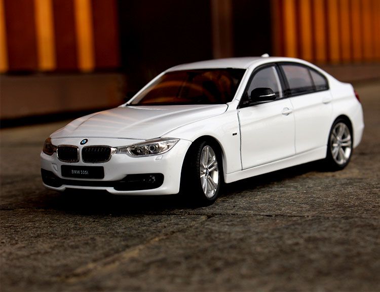 威利124宝马bmw三系轿车335i仿真合金汽车模型玩具摆件车模礼品生日