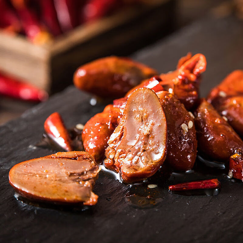 嗑嗑龙 威益威香辣鸭心零食风味小吃麻辣熟食肉类食品独立包装20g可