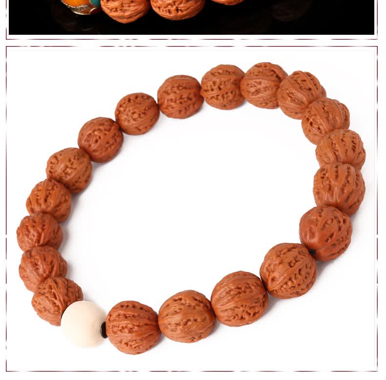 高抛云南铁核桃元宝蛤蟆头手持手串手链文玩男士款把玩手把件素珠手持