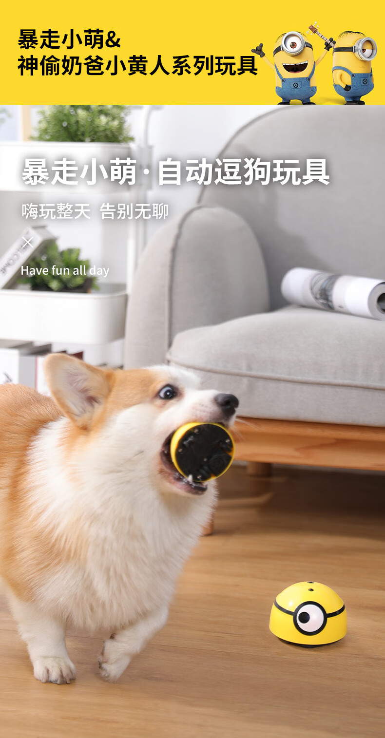 小狗幼犬玩具狗狗玩具猫解闷逗狗神器小狗耐咬磨牙电动发声小型犬柯基