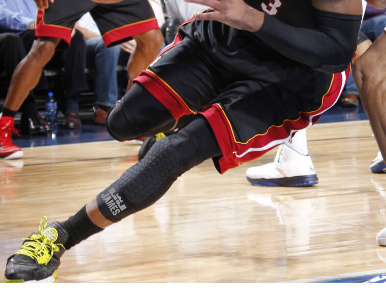 adidasnba篮球蜂窝防撞护膝盖长款男训练运动护腿足球装备儿童护具n