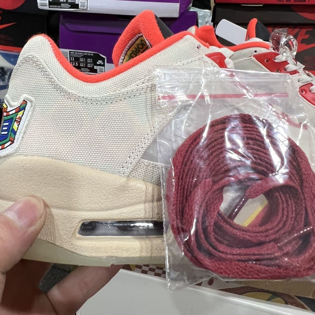 莆田纯原aj5白红撕撕乐中国年男女同款休闲运动鞋 白红 40【图片 价格