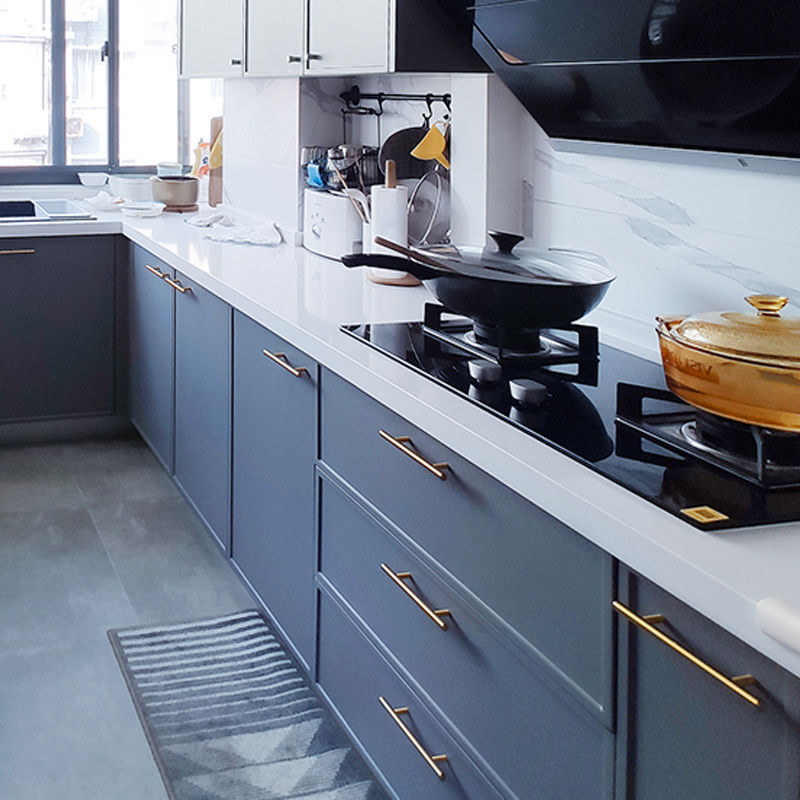 厨房贴纸防油防火加厚厨房橱柜门贴纸纯色自粘家具翻新墙纸防水防油