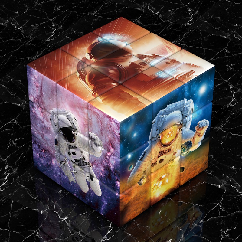 宇宙魔方漫威 宇宙 创意魔方解压小清新图案魔方玩具个性儿童礼物