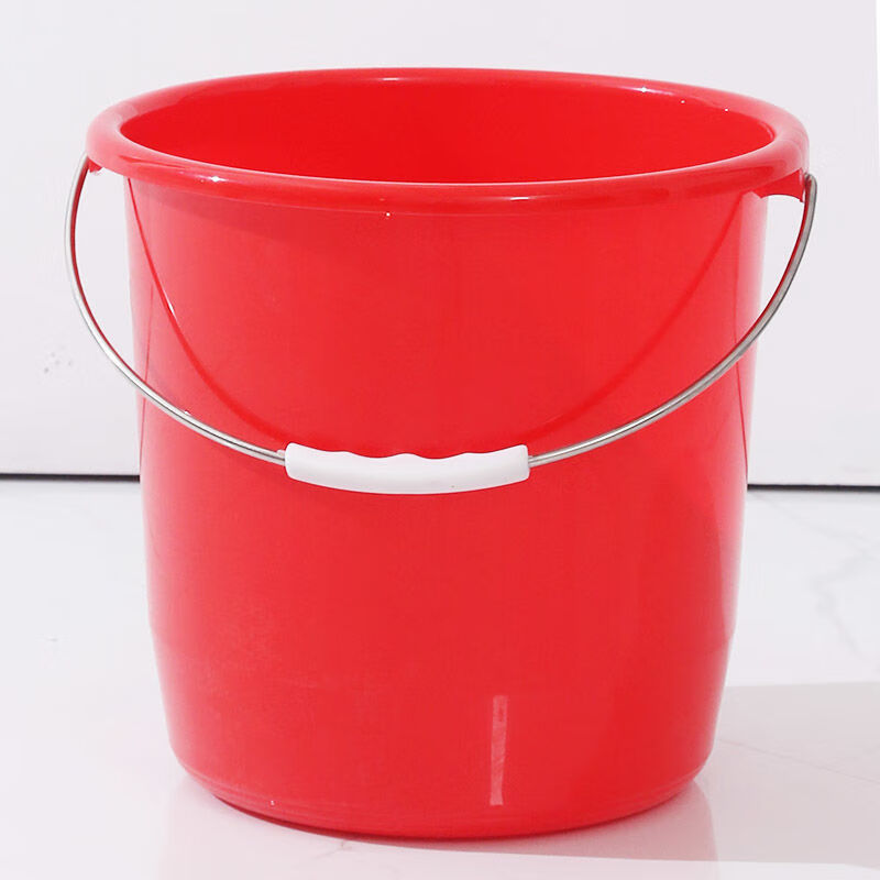 网红款塑料水桶宿舍洗澡储水桶家用洗车洗衣手提强力加厚桶浇花拖把桶