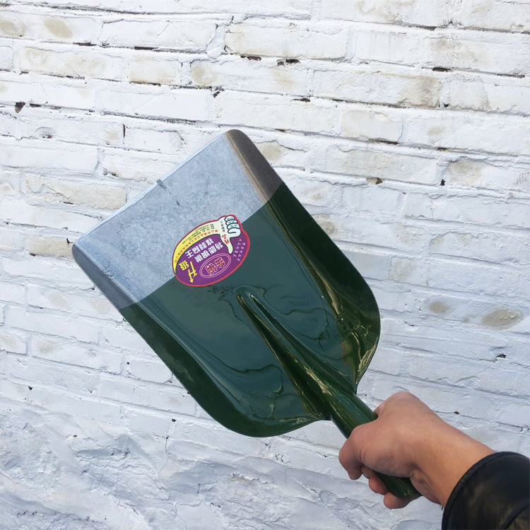 全钢大煤锹加厚道轨钢铁锨锰钢淬火锹农用铲子晒粮食清垃圾大板锹