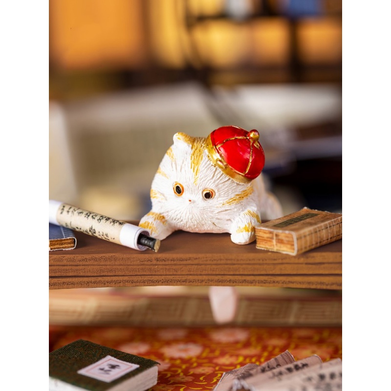 故宫文化创意清猫桌面汽车摆件生日礼物小礼品女博物院