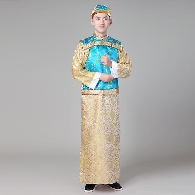 歌鹏清朝古装男阿哥服装官服太子贝勒爷地主王爷演出服