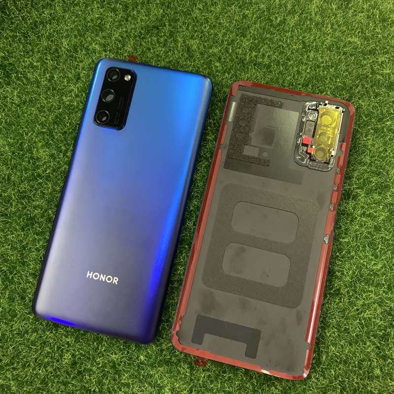 hkxa适用华为荣耀v30玻璃后盖v30pro电池盖后壳背屏替换中框电池门v30