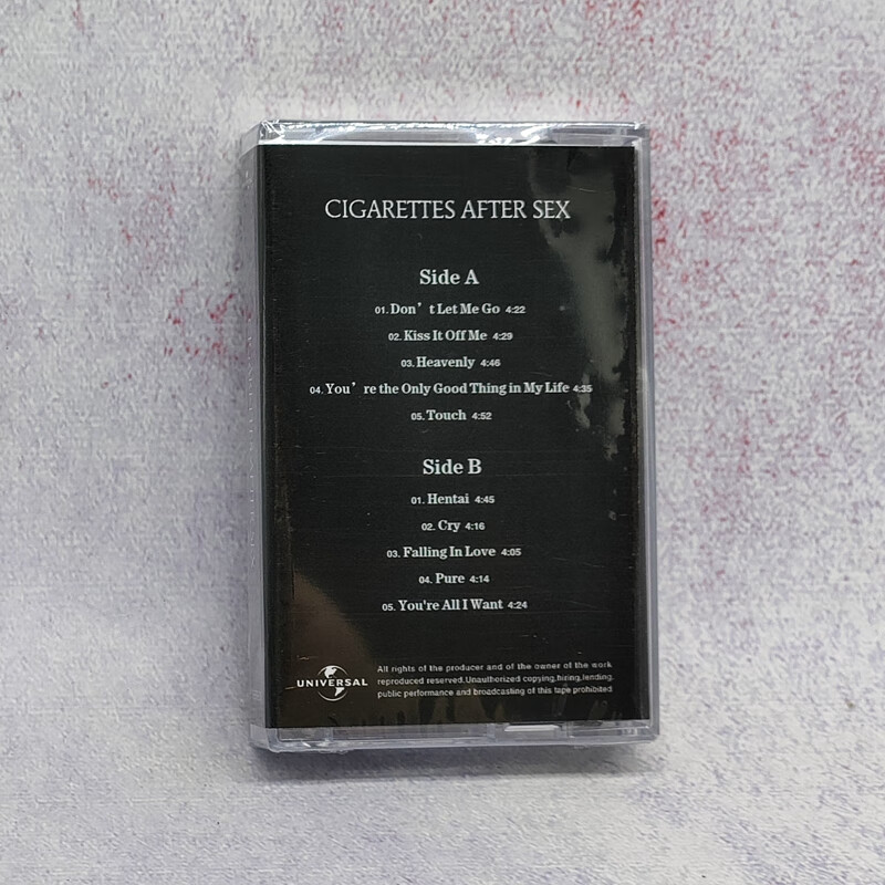 磁带英文歌事后烟乐队专辑cigarettesaftersexcry全新