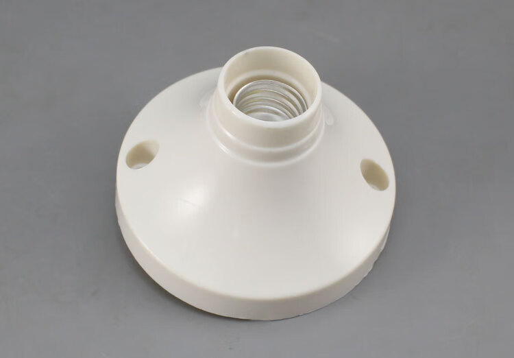 陶瓷吊灯座 高质加厚灯口平灯头悬吊式e27螺口吊灯头灯座螺口陶瓷灯头