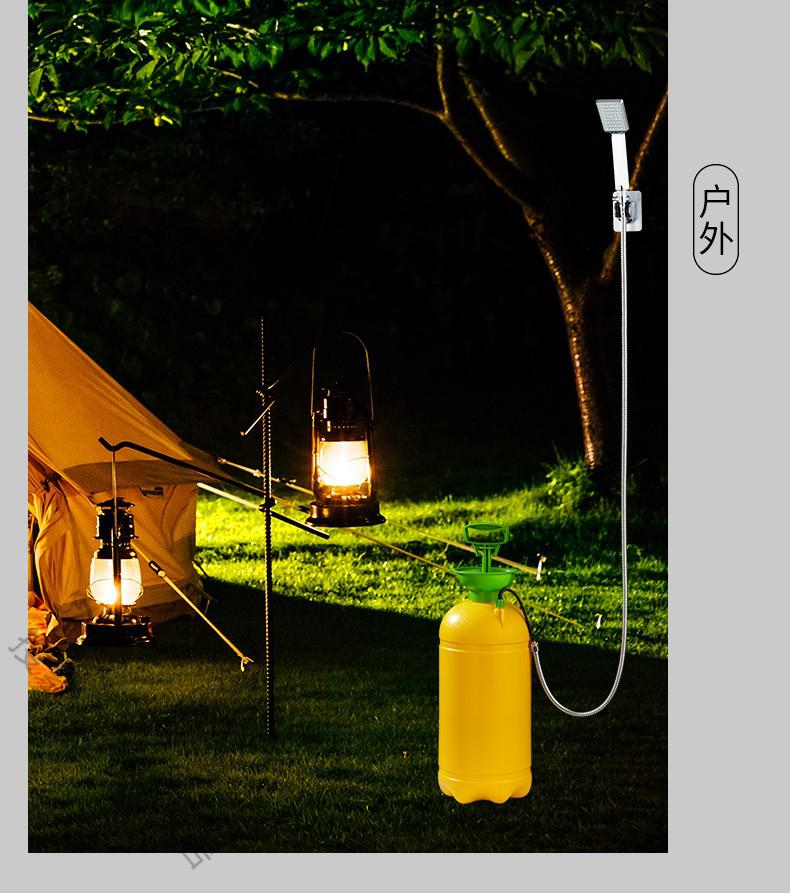 洗澡神器免安装便携式冲澡桶户外露营野外农村家用租房简易手压式淋浴